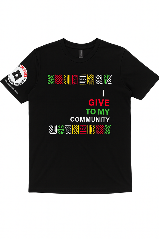 I GIVE TO MY COMMUNITY - 2 STRIPS  - African inspired