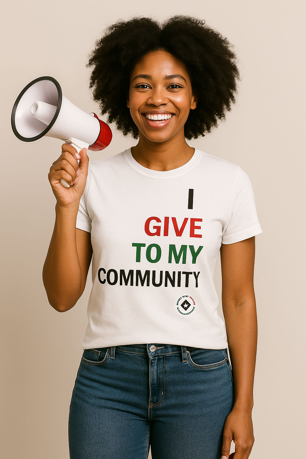 [COMING SOON] I GIVE TO MY COMMUNITY  - White - SBC Statement Tee